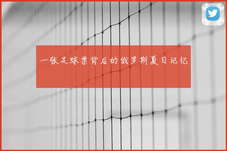 一张足球票背后的俄罗斯夏日记忆