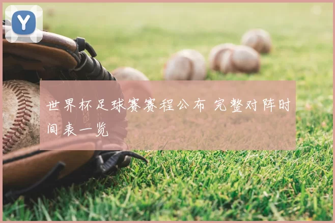 世界杯足球赛赛程公布 完整对阵时间表一览