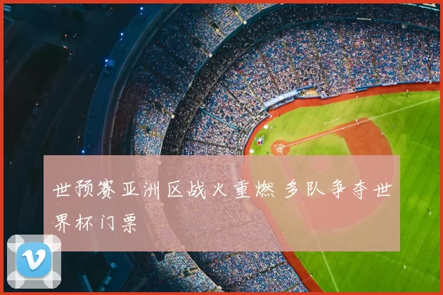 世预赛亚洲区战火重燃 多队争夺世界杯门票